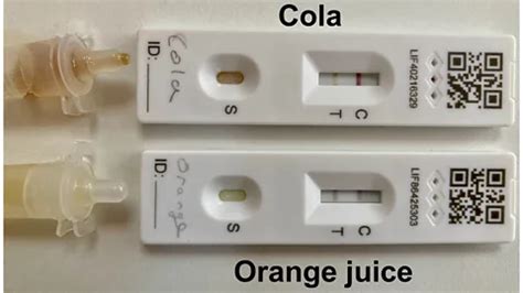 soft drink testing|covid soft drink test false positive.